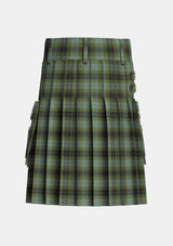 Utility_MacIver_Family_Personal_Tartan_6087_kilt_back_image_with_pleated_design_and_adjustable_buckles_for_men