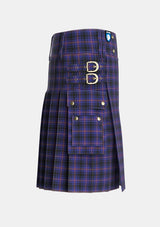 Utility_MacIver_of_Strome_Personal_Tartan_5810_kilt_right_image_with_pleated_design_and_adjustable_buckles_for_men