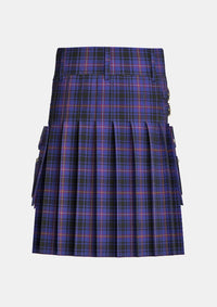 Utility_MacIver_of_Strome_Tartan_5810_kilt_back_image_with_pleated_design_and_adjustable_buckles_for_men