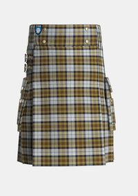 Utility_MacKellar_Dress_Tartan_926_kilt_front_image_with_pleated_design_and_adjustable_buckles_for_men