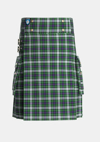 Utility_MacKenzie_Dress_1_Tartan_1362_kilt_front_image_with_pleated_design_and_adjustable_buckles_for_men