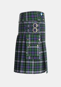 Utility_MacKenzie_Dress_2_Tartan_1565_kilt_right_image_with_pleated_design_and_adjustable_buckles_for_men