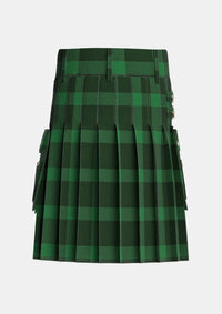 Utility_MacKillen_Hunting_Tartan_2849_kilt_back_image_with_pleated_design_and_adjustable_buckles_for_men