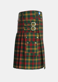 Utility_MacKillen_Tartan_3422_kilt_right_image_with_pleated_design_and_adjustable_buckles_for_men