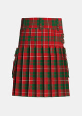 Utility_MacKinnon_1930_Tartan_1527_kilt_back_image_with_pleated_design_and_adjustable_buckles_for_men
