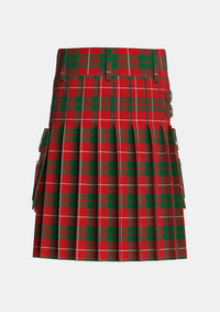 Utility_MacKinnon_1930_Tartan_1527_kilt_back_image_with_pleated_design_and_adjustable_buckles_for_men