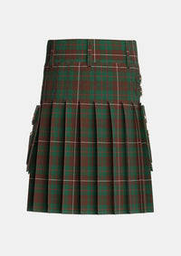 Utility_MacKinnon_Hunting_3_Tartan_1641_kilt_back_image_with_pleated_design_and_adjustable_buckles_for_men