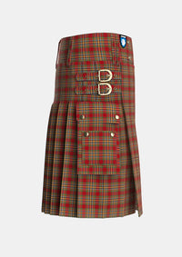 Utility_MacKintosh_Chief_Tartan_1622_kilt_right_image_with_pleated_design_and_adjustable_buckles_for_men