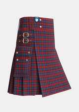 Utility_MacLachlan_2_Tartan_1594_kilt_side_image_with_pleated_design_and_adjustable_buckles_for_men