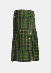 Utility_MacLamroc_Tartan_2591_kilt_left_image_with_pleated_design_and_adjustable_buckles_for_men
