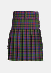 Utility_MacLennan_2_Tartan_1429_kilt_back_image_with_pleated_design_and_adjustable_buckles_for_men