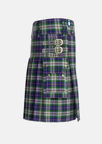 Utility_MacLeod_of_California_Tartan_1623_kilt_right_image_with_pleated_design_and_adjustable_buckles_for_men