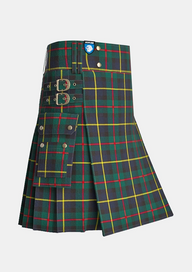 Utility_MacLeod_of_Harris_Tartan_kilt_side_image_with_pleated_design_and_adjustable_buckles_for_men