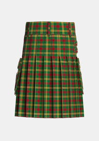 Utility_MacMillan_1946_Tartan_3496_kilt_back_image_with_pleated_design_and_adjustable_buckles_for_men
