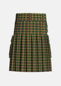 Utility_MacMillan_Ancient_Tartan_2025_kilt_back_image_with_pleated_design_and_adjustable_buckles_for_men