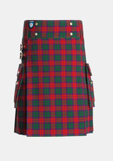Utility_MacNab_1950_Trade_Version_Tartan_410_kilt_front_image_with_pleated_design_and_adjustable_buckles_for_men