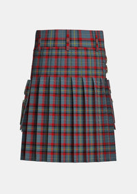 Utility_MacNamara_Tartan_6432_kilt_back_image_with_pleated_design_and_adjustable_buckles_for_men