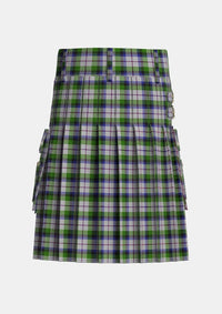 Utility_MacNaughton_Dress_Tartan_1434_kilt_back_image_with_pleated_design_and_adjustable_buckles_for_men