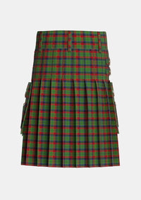 Utility_MacNett_Tartan_3501_kilt_back_image_with_pleated_design_and_adjustable_buckles_for_men