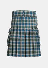Utility_MacPhedran_Dress_Tartan_15144_kilt_back_image_with_pleated_design_and_adjustable_buckles_for_men