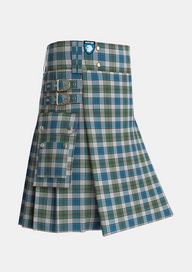 Utility_MacPhedran_Dress_Tartan_15144_kilt_side_image_with_pleated_design_and_adjustable_buckles_for_men