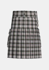 Utility_MacPherson_10_Tartan_1690_kilt_back_image_with_pleated_design_and_adjustable_buckles_for_men
