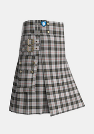 Utility_MacPherson_10_Tartan_1690_kilt_side_image_with_pleated_design_and_adjustable_buckles_for_men