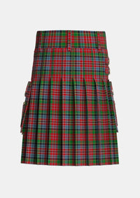 Utility_MacPherson_5_Tartan_1410_kilt_back_image_with_pleated_design_and_adjustable_buckles_for_men