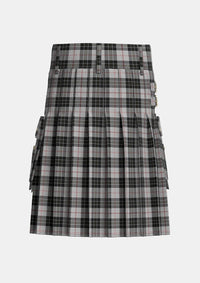 Utility_MacPherson_Dress_1842_Tartan_1872_kilt_back_image_with_pleated_design_and_adjustable_buckles_for_men