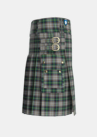Utility_MacSheehy_Tartan_3572_kilt_right_image_with_pleated_design_and_adjustable_buckles_for_men