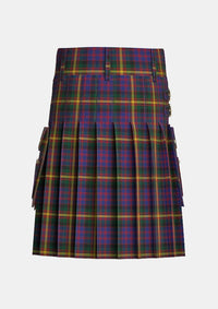 Utility_MacSporran_Tartan_495_kilt_back_image_with_pleated_design_and_adjustable_buckles_for_men