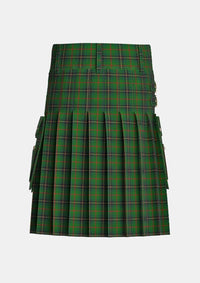 Utility_MacSween_Hunting_Tartan_10888_kilt_back_image_with_pleated_design_and_adjustable_buckles_for_men