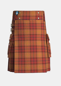 Utility_Macallan_The_Tartan_5837_kilt_front_image_with_pleated_design_and_adjustable_buckles_for_men