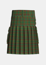 Utility_Macnaughton_Hunting_Tartan_7852_kilt_back_image_with_pleated_design_and_adjustable_buckles_for_men
