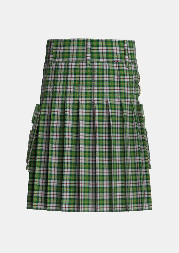 Utility_Madewell_Dress_Tartan_4051_kilt_back_image_with_pleated_design_and_adjustable_buckles_for_men