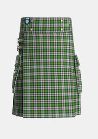 Utility_Madewell_Dress_Tartan_4051_kilt_front_image_with_pleated_design_and_adjustable_buckles_for_men