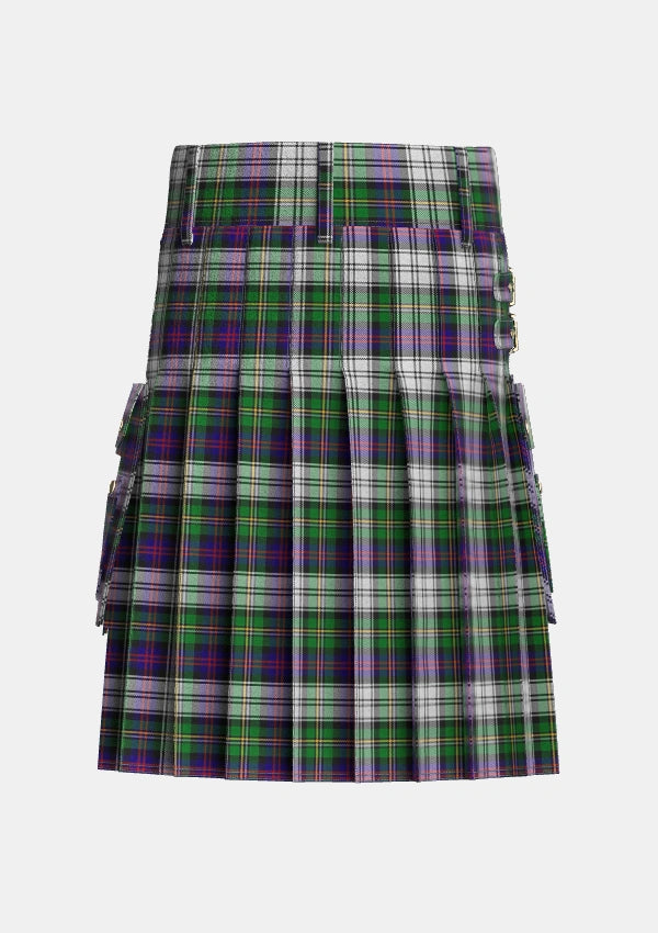 Utility_Malcolm_Dress_2_Tartan_1977_kilt_back_image_with_pleated_design_and_adjustable_buckles_for_men