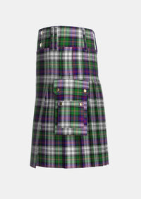 Utility_Malcolm_Dress_2_Tartan_1977_kilt_left_image_with_pleated_design_and_adjustable_buckles_for_men