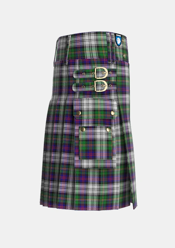 Utility_Malcolm_Dress_2_Tartan_1977_kilt_right_image_with_pleated_design_and_adjustable_buckles_for_men