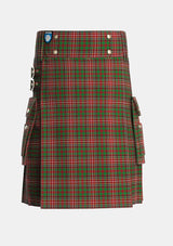 Utility_Mars_Personal_Tartan_3817_kilt_front_image_with_pleated_design_and_adjustable_buckles_for_men
