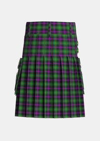 Utility_Martin_Hunting_Tartan_4943_kilt_back_image_with_pleated_design_and_adjustable_buckles_for_men