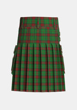Utility_Maxwell_Hunting_Tartan_865_kilt_back_image_with_pleated_design_and_adjustable_buckles_for_men
