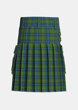 Utility_McAvoy_Personal_Tartan_6687_kilt_back_image_with_pleated_design_and_adjustable_buckles_for_men