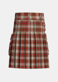 Utility_McBrayer_Dress_Tartan_7205_kilt_back_image_with_pleated_design_and_adjustable_buckles_for_men