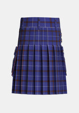 Utility_McCallie_Tartan_6212_kilt_back_image_with_pleated_design_and_adjustable_buckles_for_men