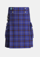 Utility_McCallie_Tartan_6212_kilt_front_image_with_pleated_design_and_adjustable_buckles_for_men