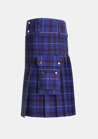 Utility_McCallie_Tartan_6212_kilt_left_image_with_pleated_design_and_adjustable_buckles_for_men