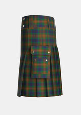 Utility_McCarter_Tartan_11606_kilt_left_image_with_pleated_design_and_adjustable_buckles_for_men