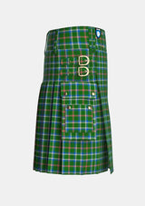 Utility_McClure_Niall_tartan_14516_kilt_right_image_with_pleated_design_and_adjustable_buckles_for_men