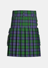 Utility_McEwan_Tartan_2299_kilt_back_image_with_pleated_design_and_adjustable_buckles_for_men